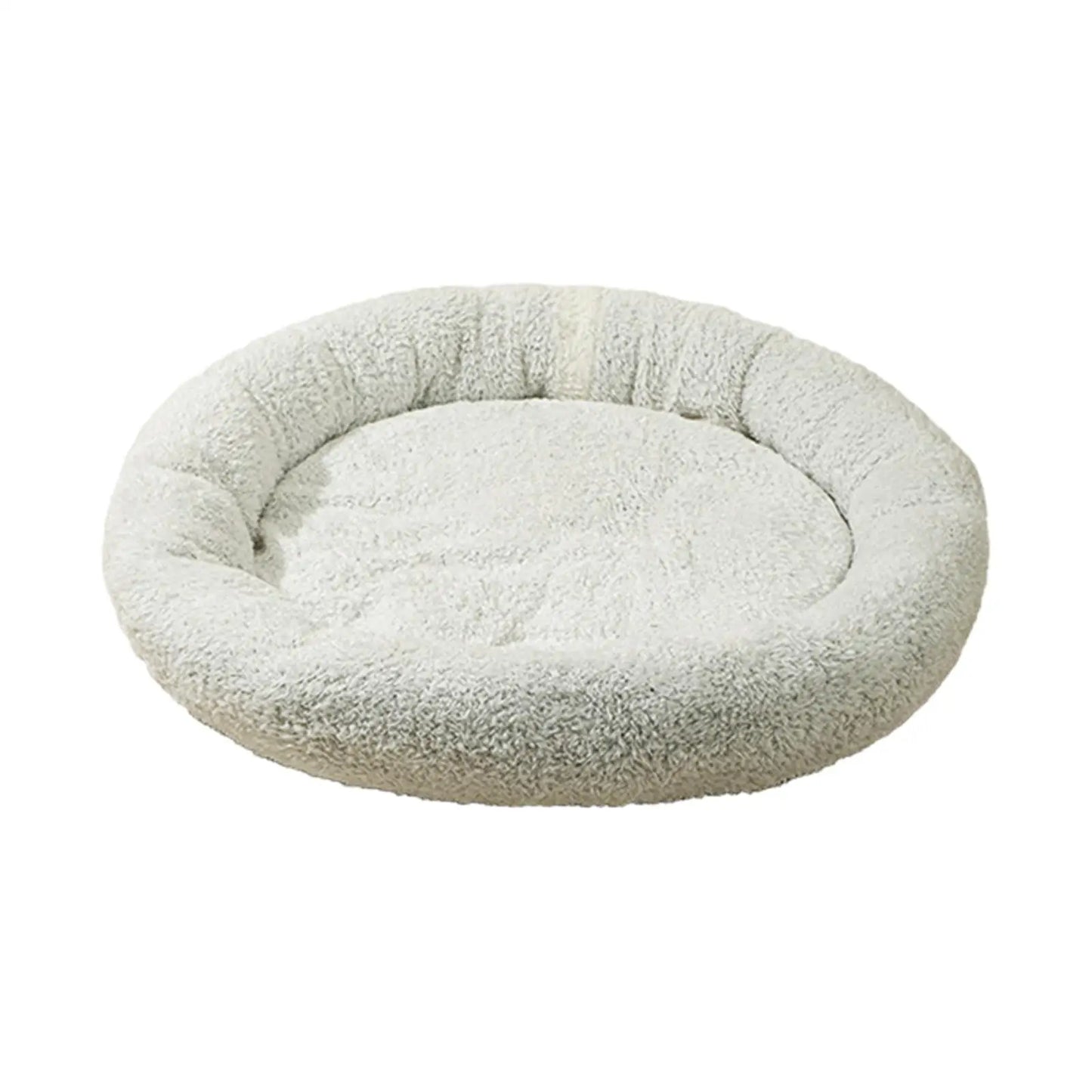 Luxurious Round Pet Bed for Furry Friends - Cozy Haven for Small